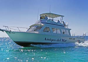 The Blue Hole dive boat